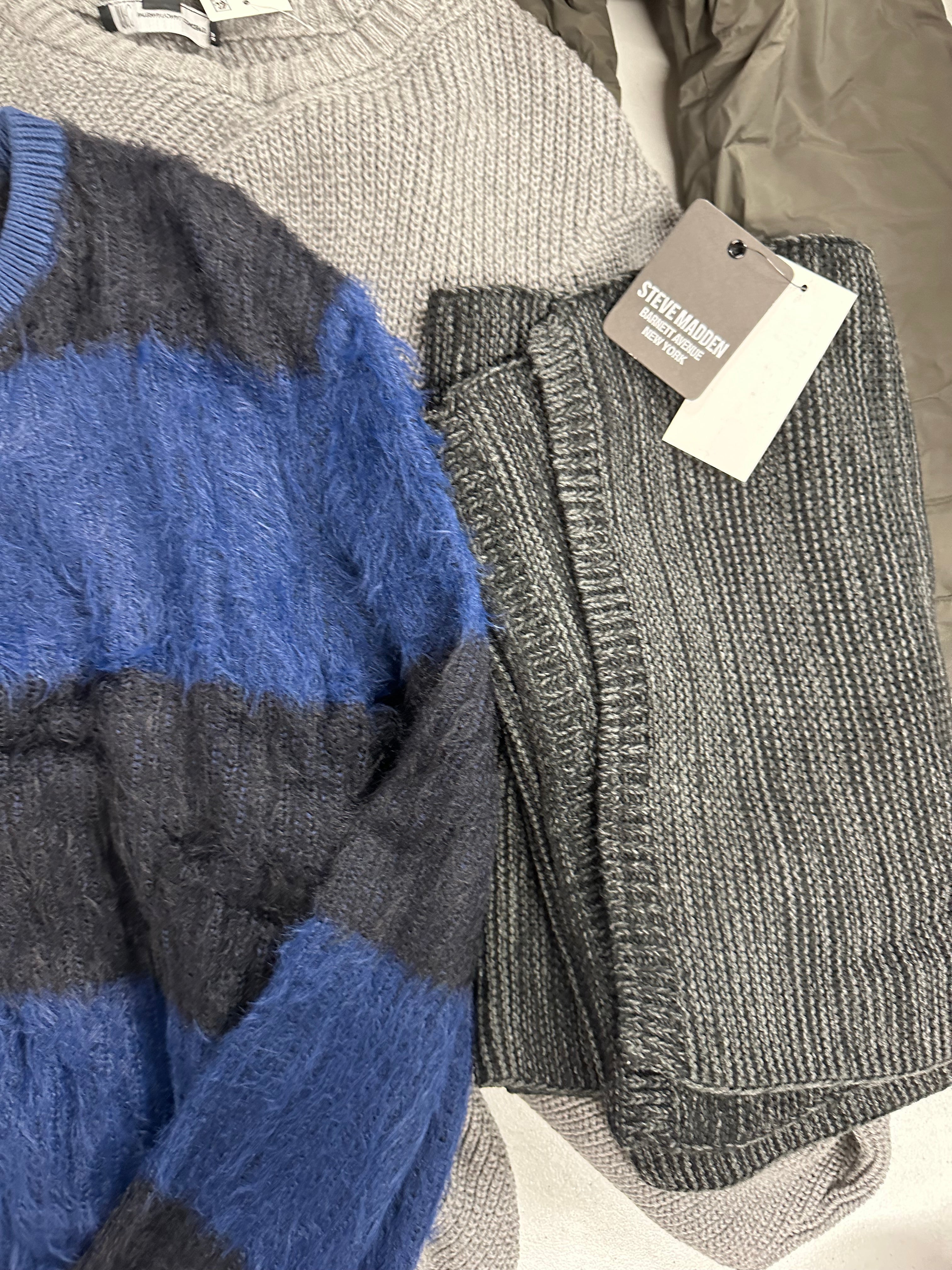 Men's Clothing Assorted Wholesale Lot, RALPH LAUREN, WESC, STEVE MADDEN, INC and more, 7 items, Shelf Pulls, MSRP $1,284