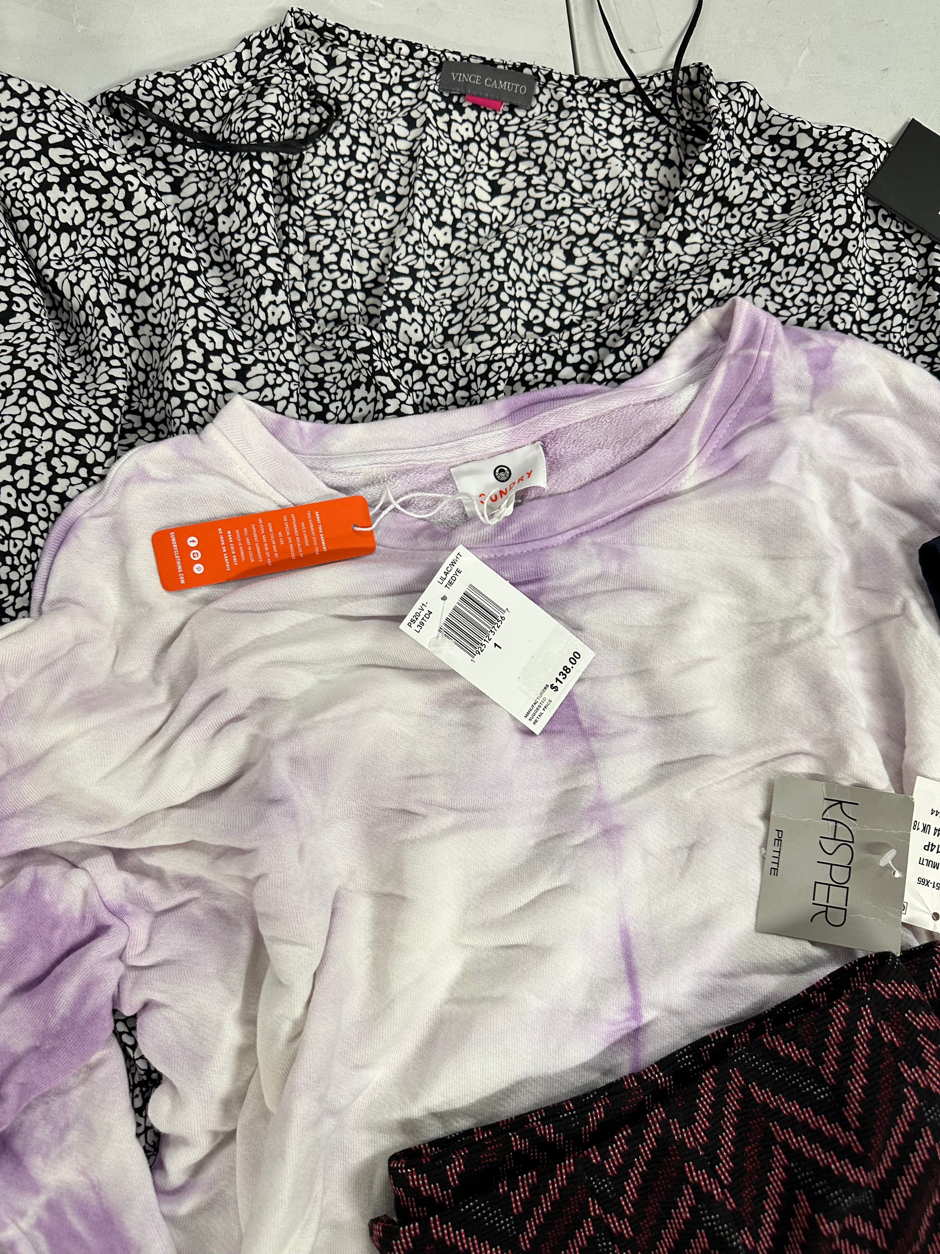 Women's Clothing Pants & Others, Wholesale Lot, JOE'S, UNDER ARMOUR, CALVIN KLEIN, SUNDRY, NIKE, KASPER, SAGE and more, 16 items, Shelf Pulls, MSRP $1,595