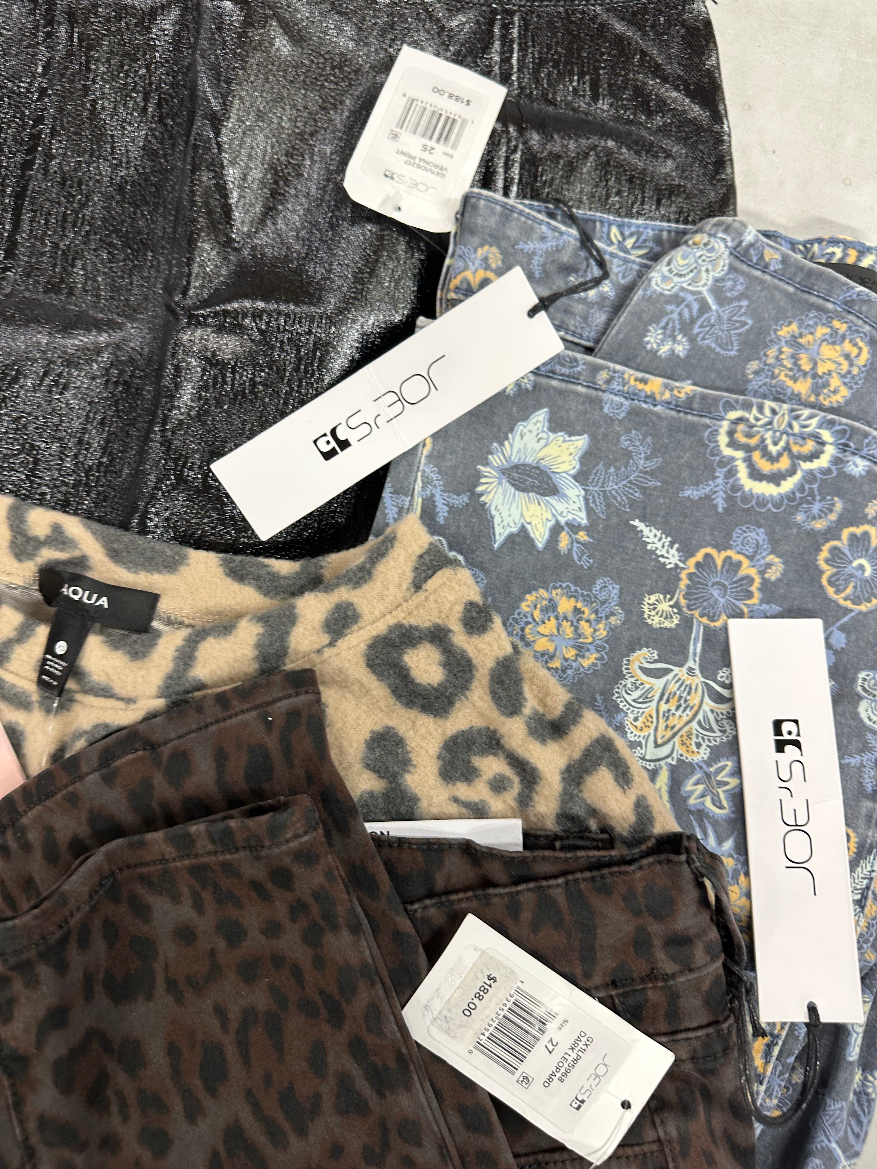 Women's Clothing Skirts & Others Wholesale Lot, HUDSON, ATM, JOE'S, CALVIN KLEIN, NIKE, ADIDAS, AQUA and more, 13 items, Shelf Pulls, MSRP $1,378
