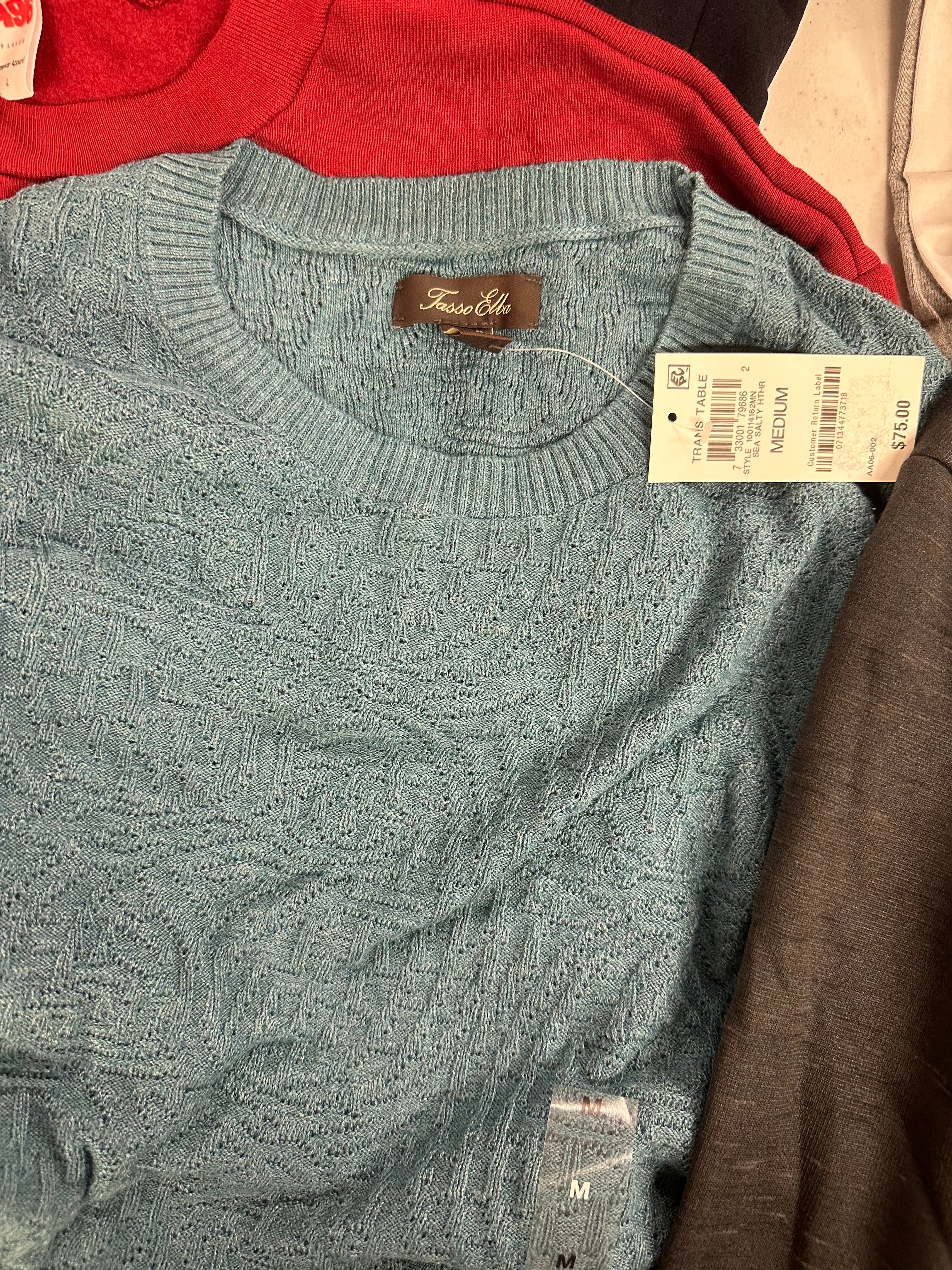 Men's Clothing Assorted Wholesale Lot, UNDER ARMOUR, ADIDAS, CALVIN KLEIN, TASSO ELBA, BUFFALO JEANS and more, 10 items, Shelf Pulls, MSRP $1,334