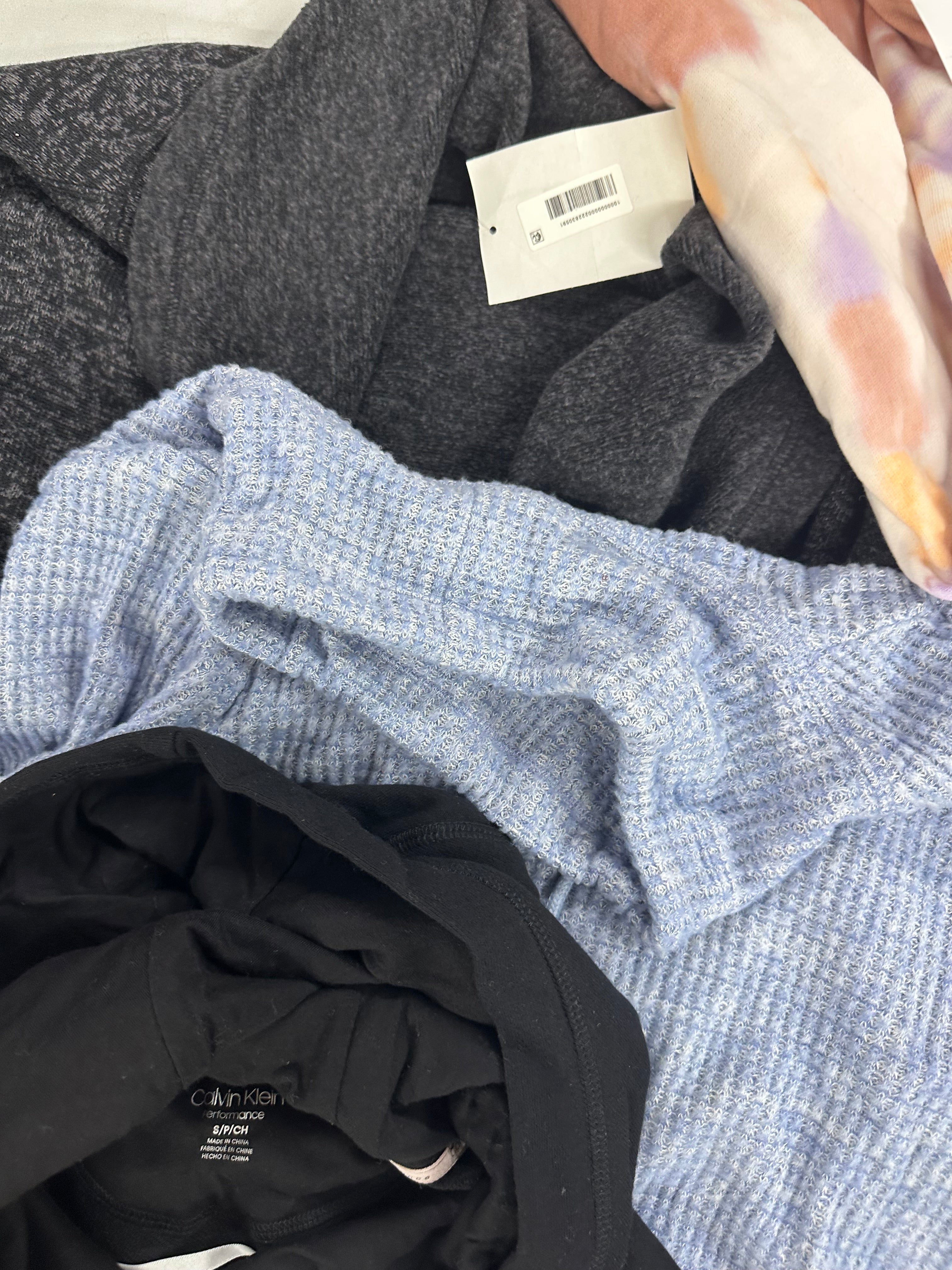 Women's Clothing Assorted Wholesale Lot, DKNY, HUDSON, CALVIN KLEIN, ADIDAS, AMERICAN APPAREL, DEREK HEART and more, 15 items, Shelf Pulls, MSRP $848