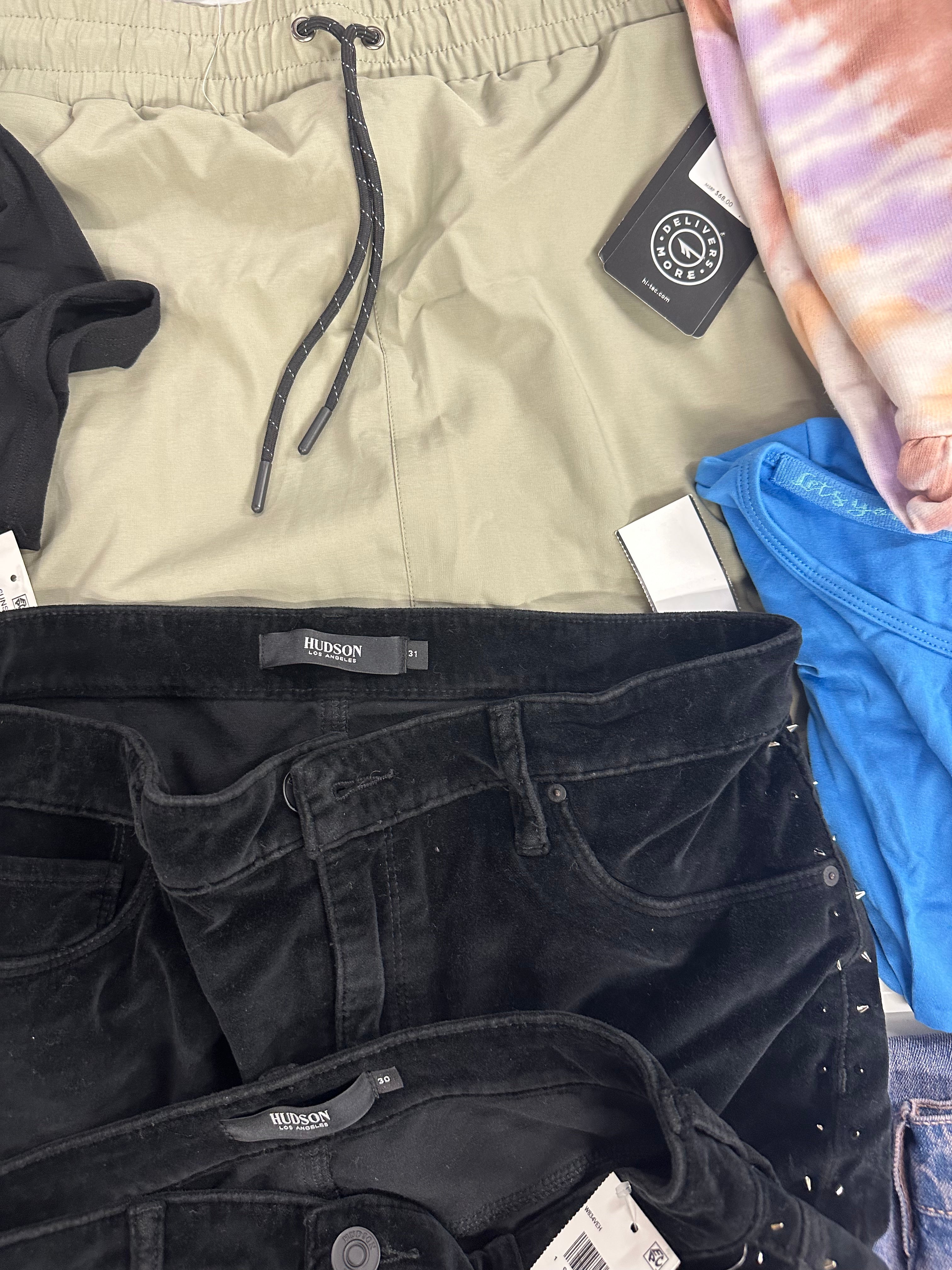 Women's Clothing Assorted Wholesale Lot, POLO RALPH LAUREN, HUDSON, AMERICAN APPAREL, BAR III, IDEOLOGY and more, 14 items, Shelf Pulls, MSRP $1,209