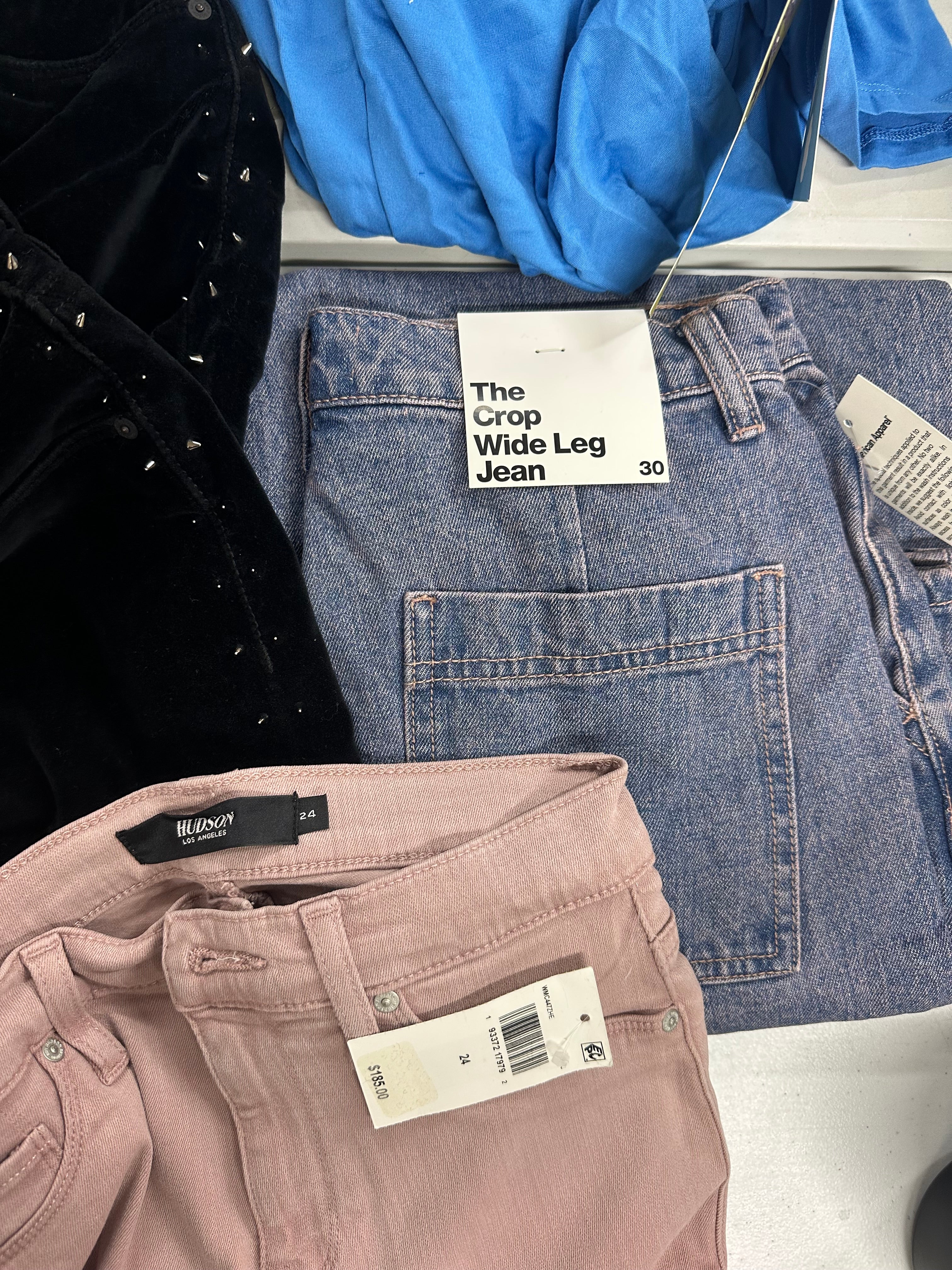 Women's Clothing Assorted Wholesale Lot, POLO RALPH LAUREN, HUDSON, AMERICAN APPAREL, BAR III, IDEOLOGY and more, 14 items, Shelf Pulls, MSRP $1,209