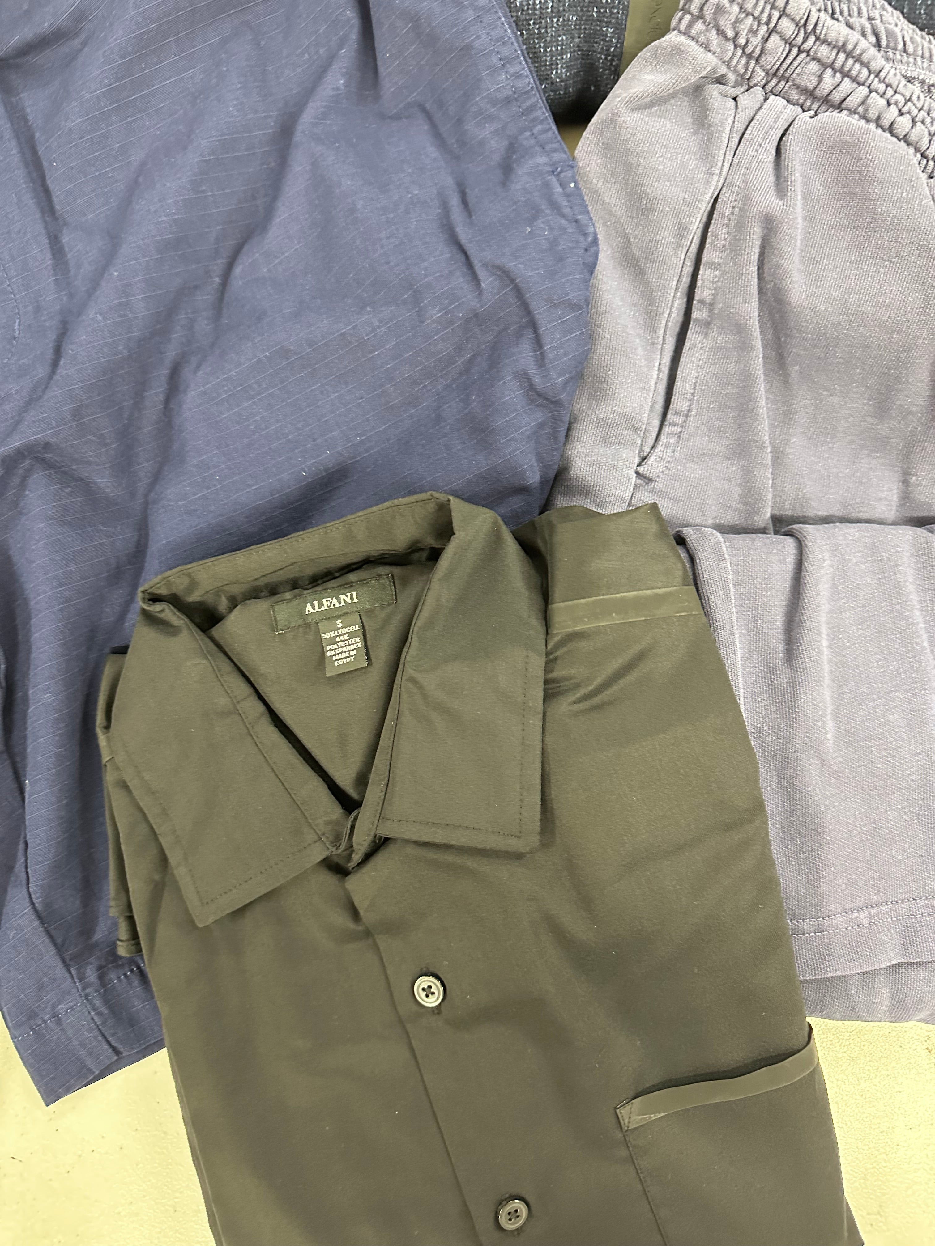 Men's Clothing Assorted Wholesale Lot, PENFIELD, ADIDAS, AMERICAN APPAREL, DYLAN GRAY, ALFANI and more, 12 items, Shelf Pulls, MSRP $767
