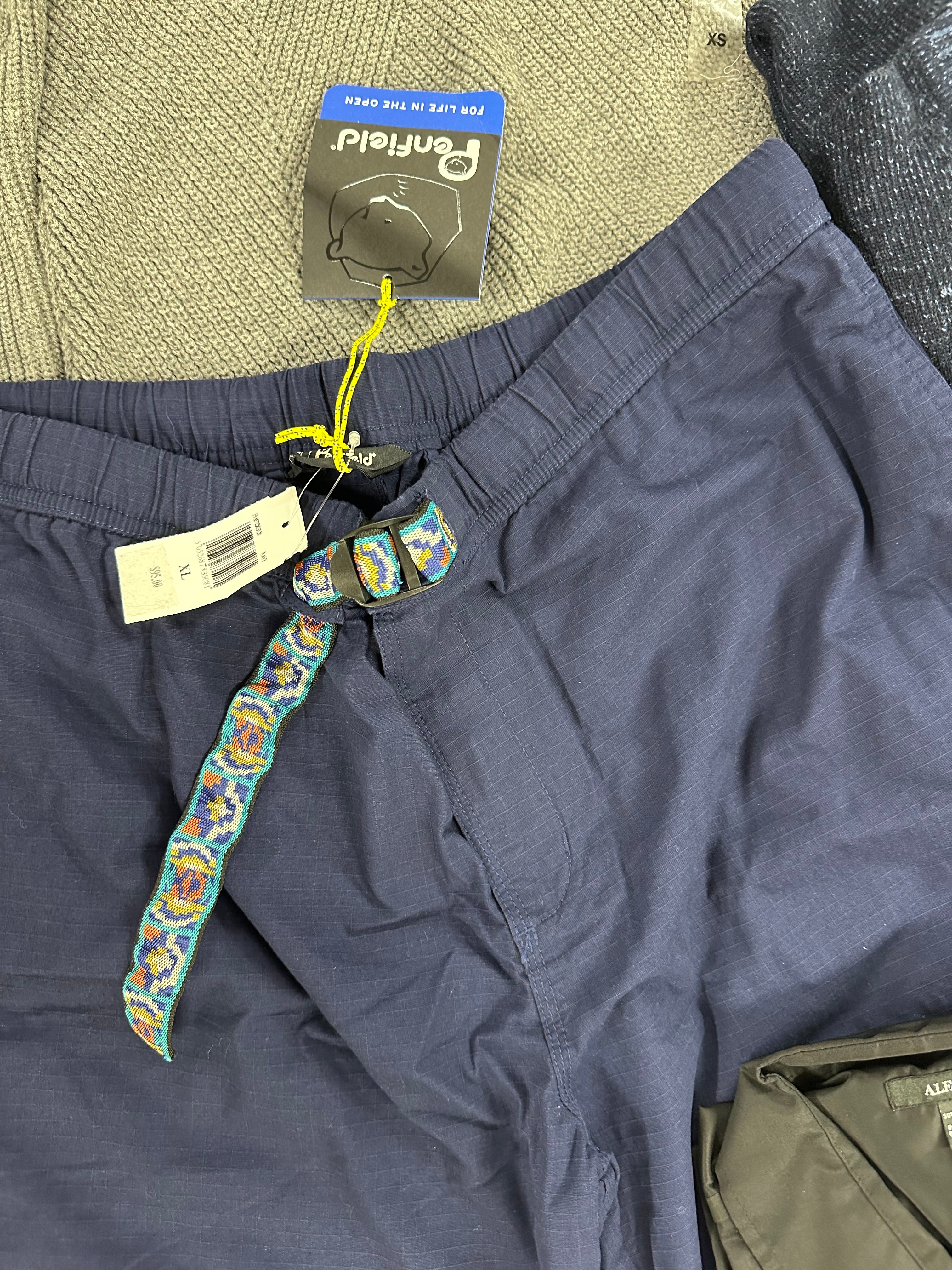 Men's Clothing Assorted Wholesale Lot, PENFIELD, ADIDAS, AMERICAN APPAREL, DYLAN GRAY, ALFANI and more, 12 items, Shelf Pulls, MSRP $767