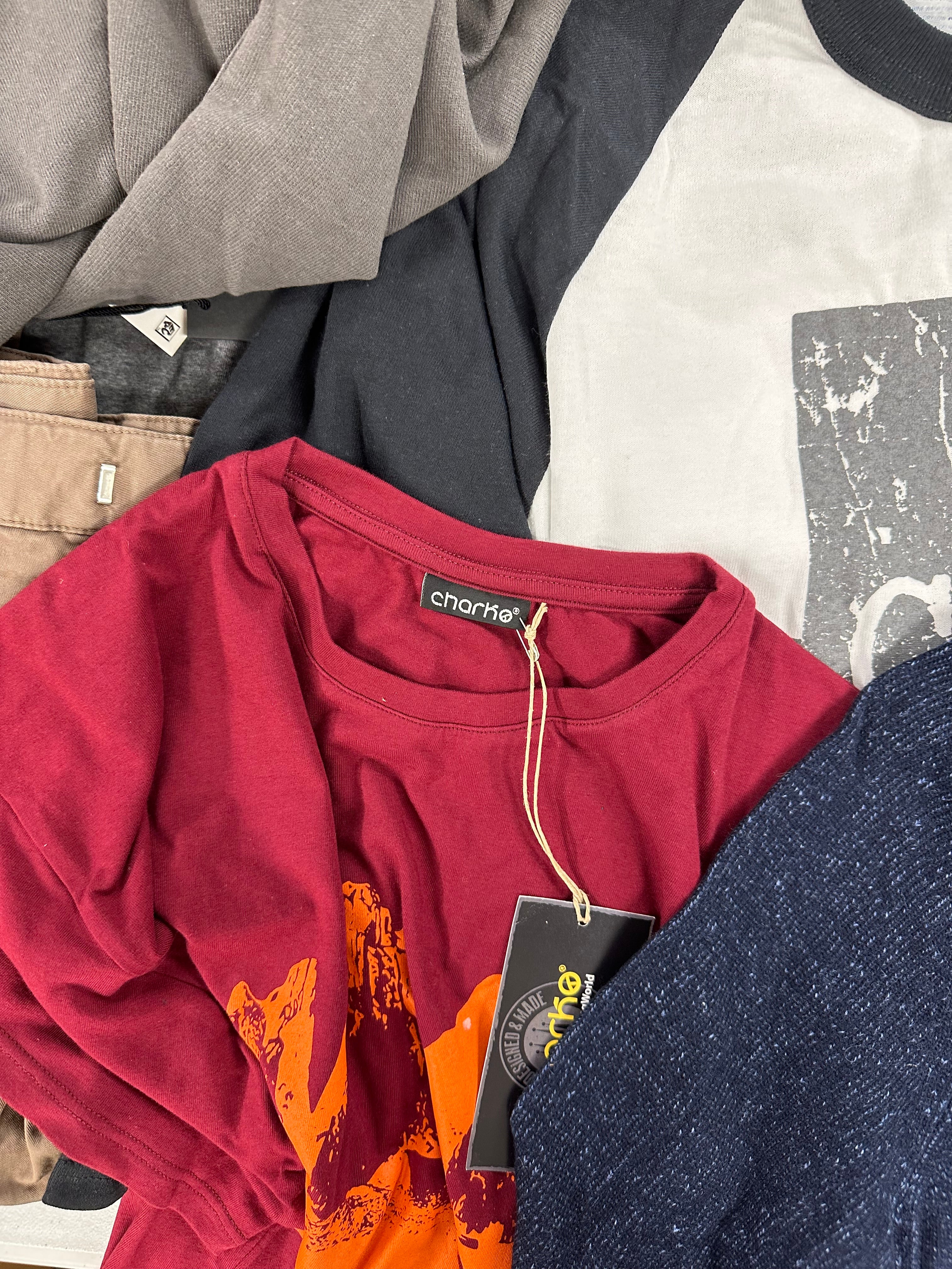 Men's Clothing Assorted Wholesale Lot, ADIDAS, AMERICAN APPAREL, SOFFE, CLUB ROOM, SUICIDE and more, 15 items, Shelf Pulls, MSRP $779