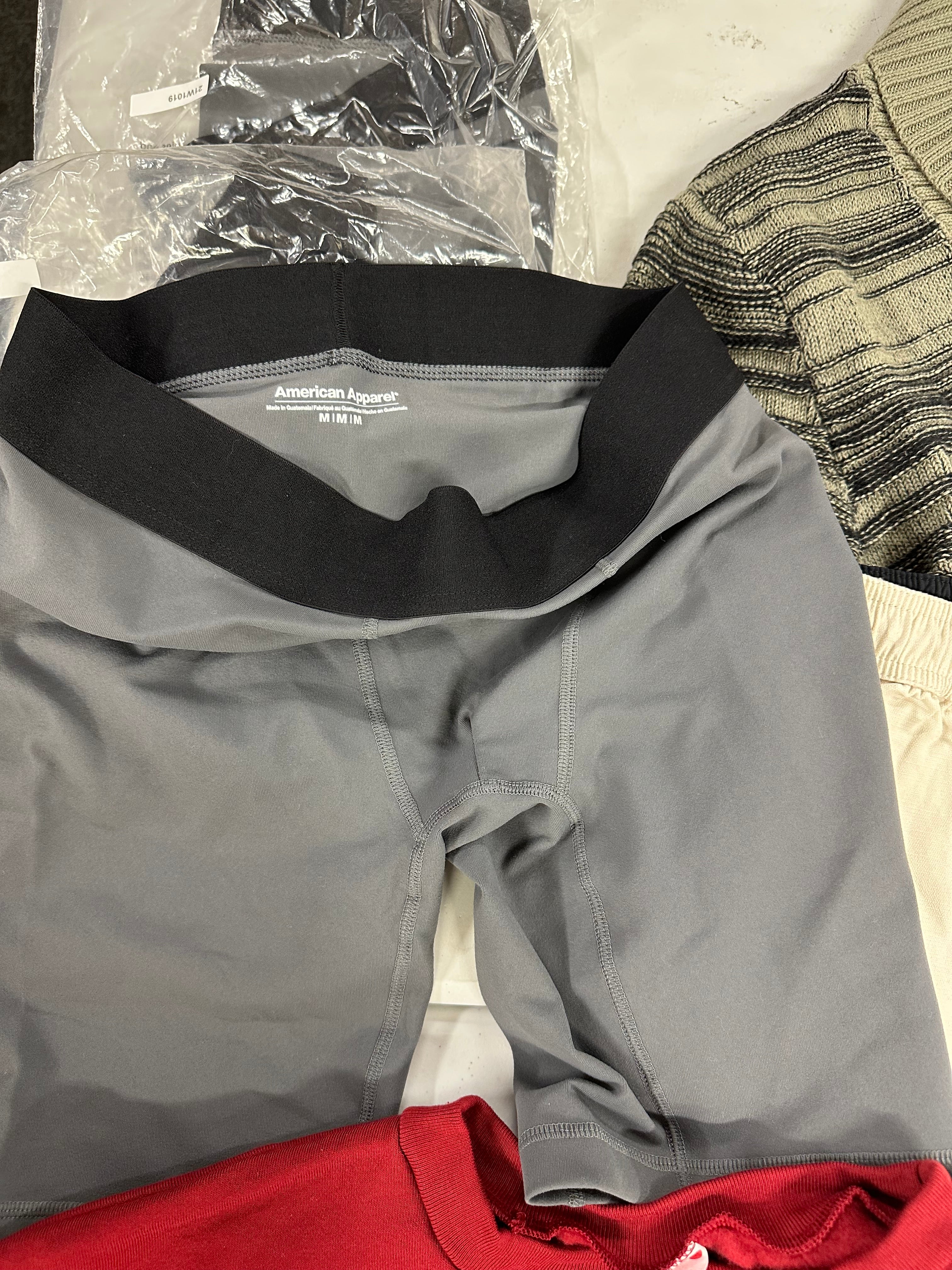 Men's Clothing Assorted Wholesale Lot, ADIDAS, PENFIELD, AMERICAN APPAREL, INC and more, 13 items, Shelf Pulls, MSRP $689