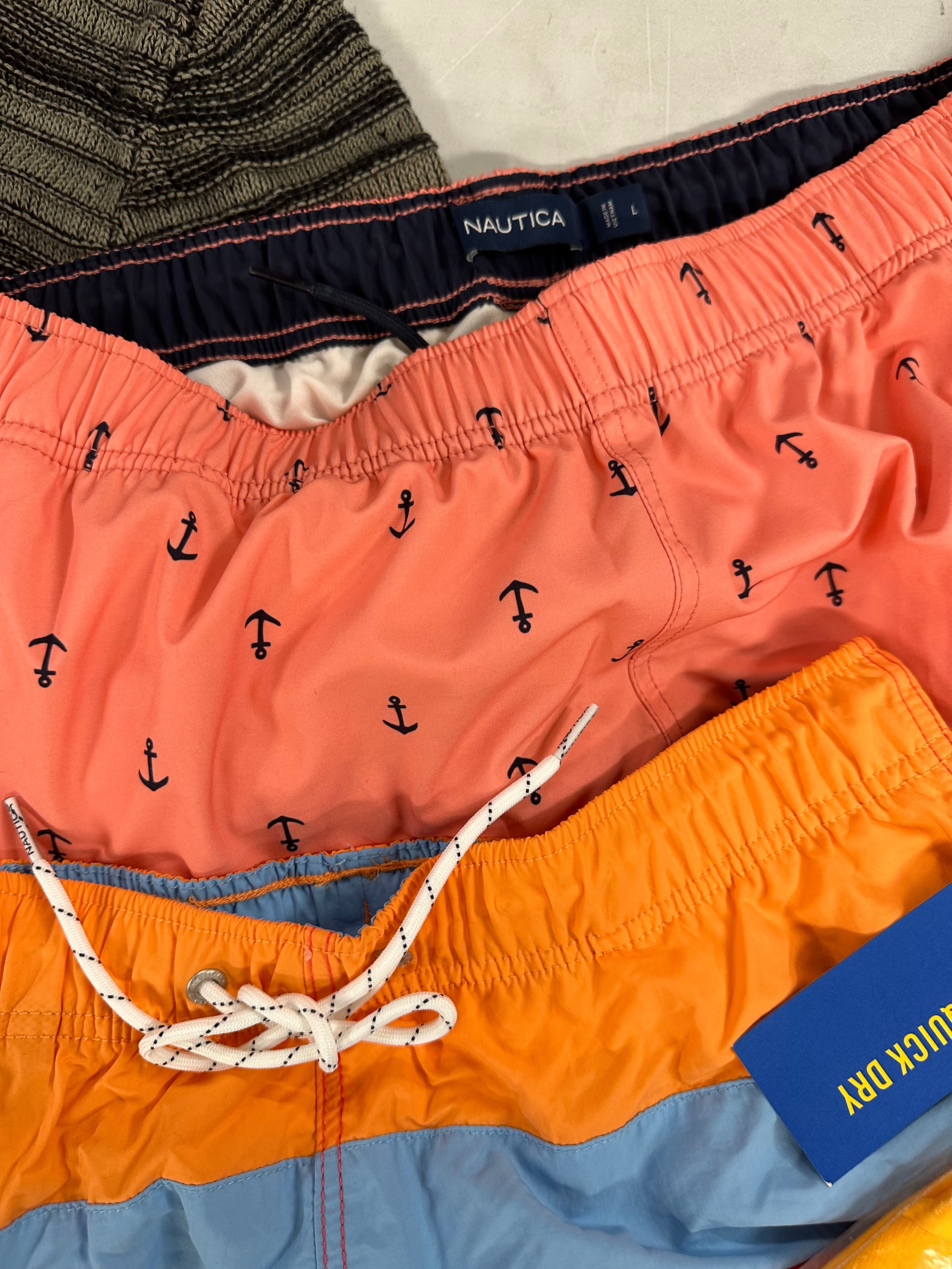Men's Clothing Assorted Wholesale Lot, ARMANI EXCHANGE, NAUTICA, ADIDAS, GENTS, AMERICAN APPAREL and more, 14 items, Shelf Pulls, MSRP $900