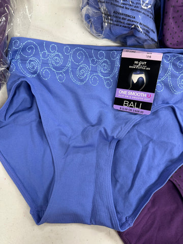 Women's Underwear, BALI Panties Wholesale Lot, 60 items, New, MSRP $720