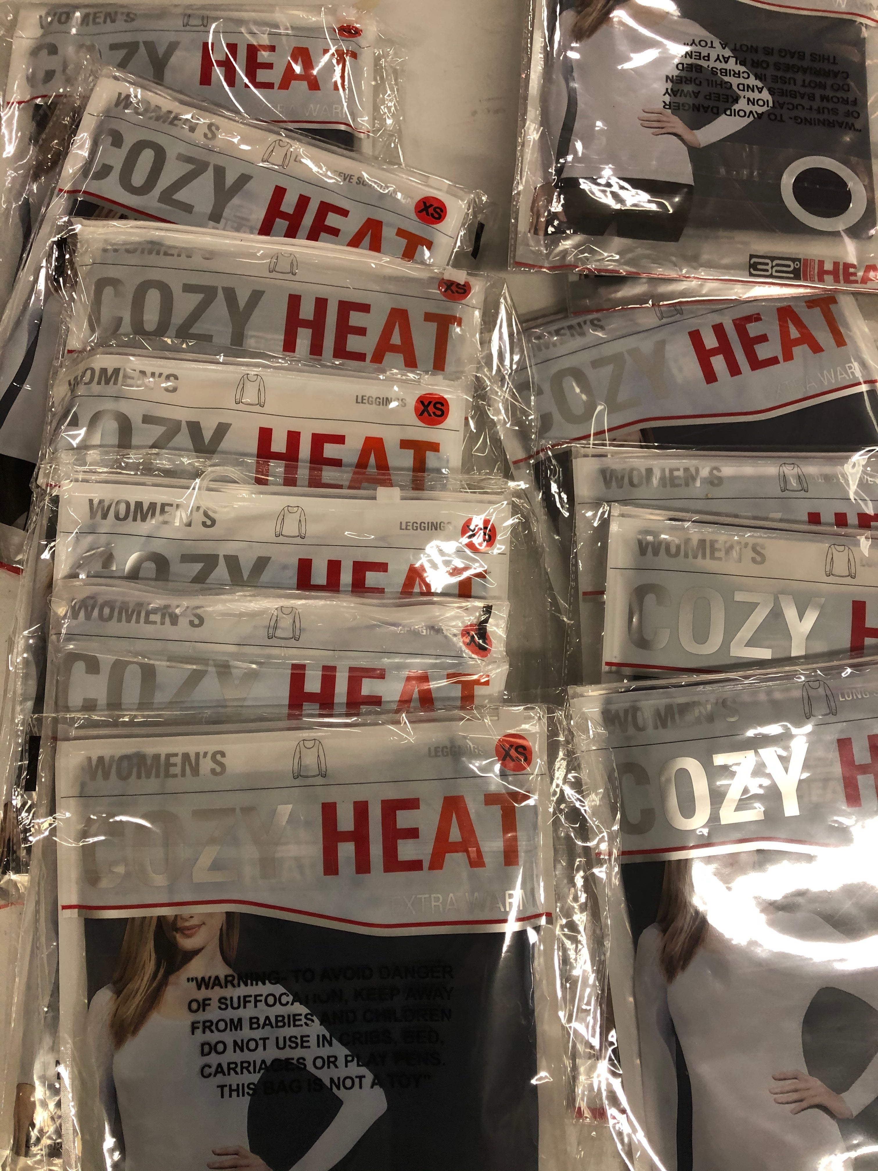 Women's Cozy Long Sleeves T-Shirt Wholesale Lot, 32 DEGREES 22 items, Shelf Pulls, MSRP $440