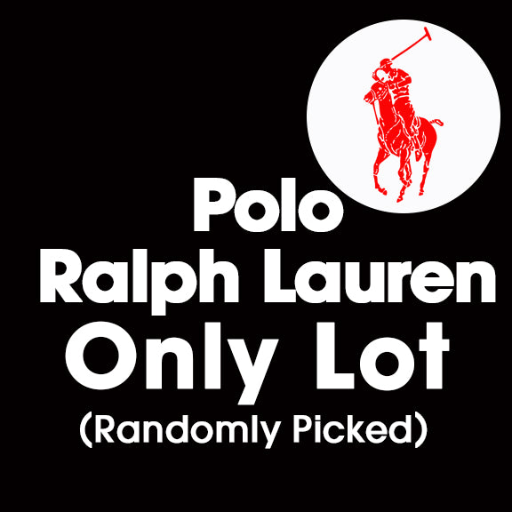 Sample Lot - Polo Ralph Lauren Only Lot, 3-6 Units, Shelf Pulls, (MSRP min. $300)