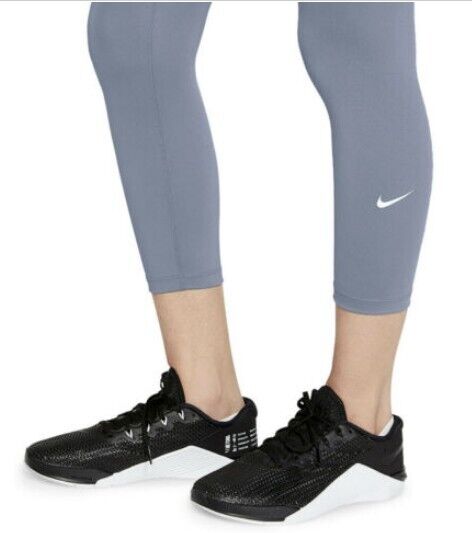 Nike womens Plus Cropped Leggings Size 3X Blue MSRP $50