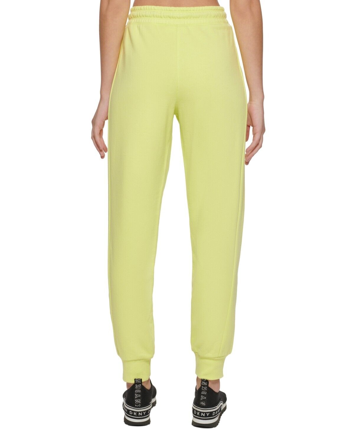 Dkny Sport Women's Fleece Logo Joggers Lime Green SIze M MSRP $60
