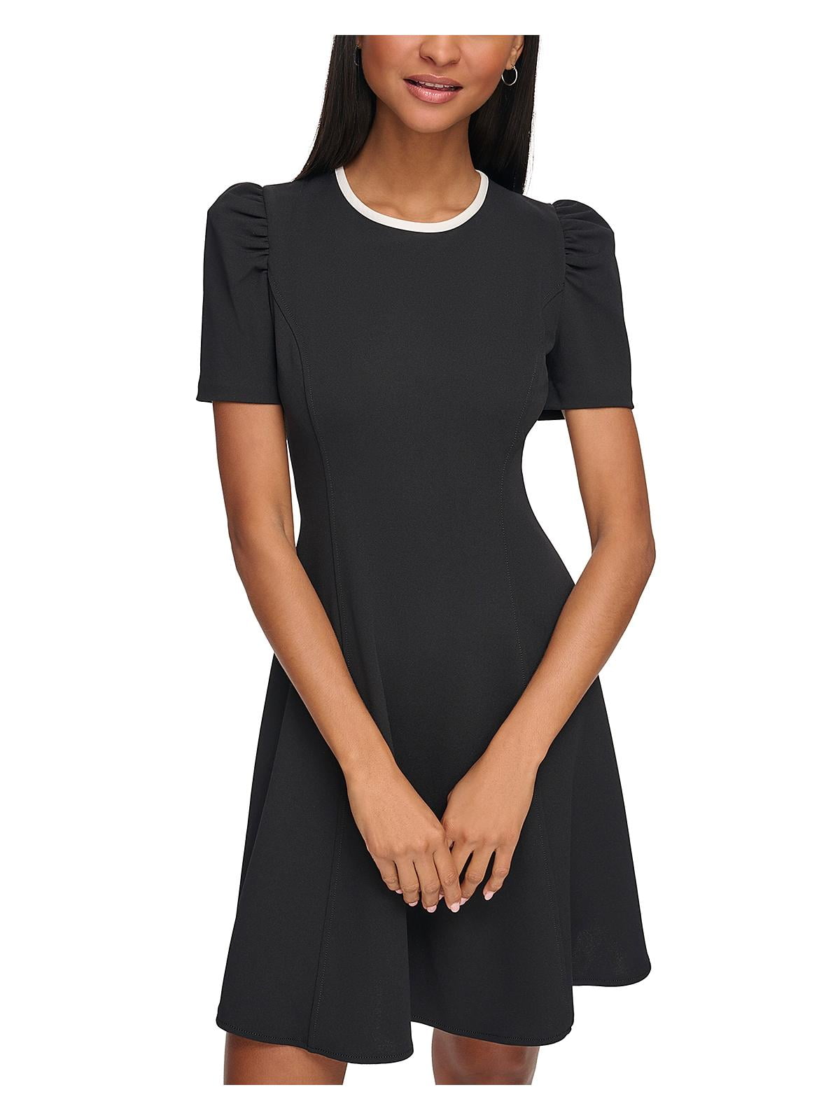 Karl Lagerfeld Paris Womens Formal Mini Sheath Dress Size 6 Black MSRP $148