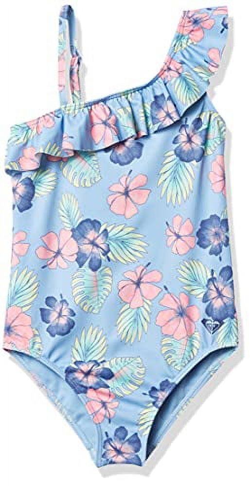 Roxy Girls' Good Emotions One Piece Swimsuit Blue Size 2T