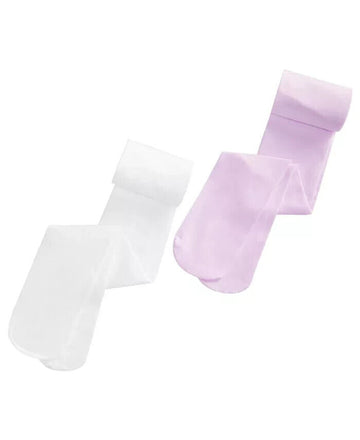 Trimfit Girls 2-Pk. Opaque Tights Pink Size 8-10