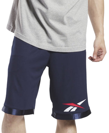 Reebok Men's Standard Basketball Mesh Shorts, Vector Navy, M