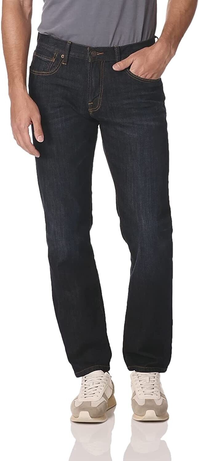 Lucky Brand Men's 221 Straight Jean, Barite Size 42W X 32L blue MSRP $99