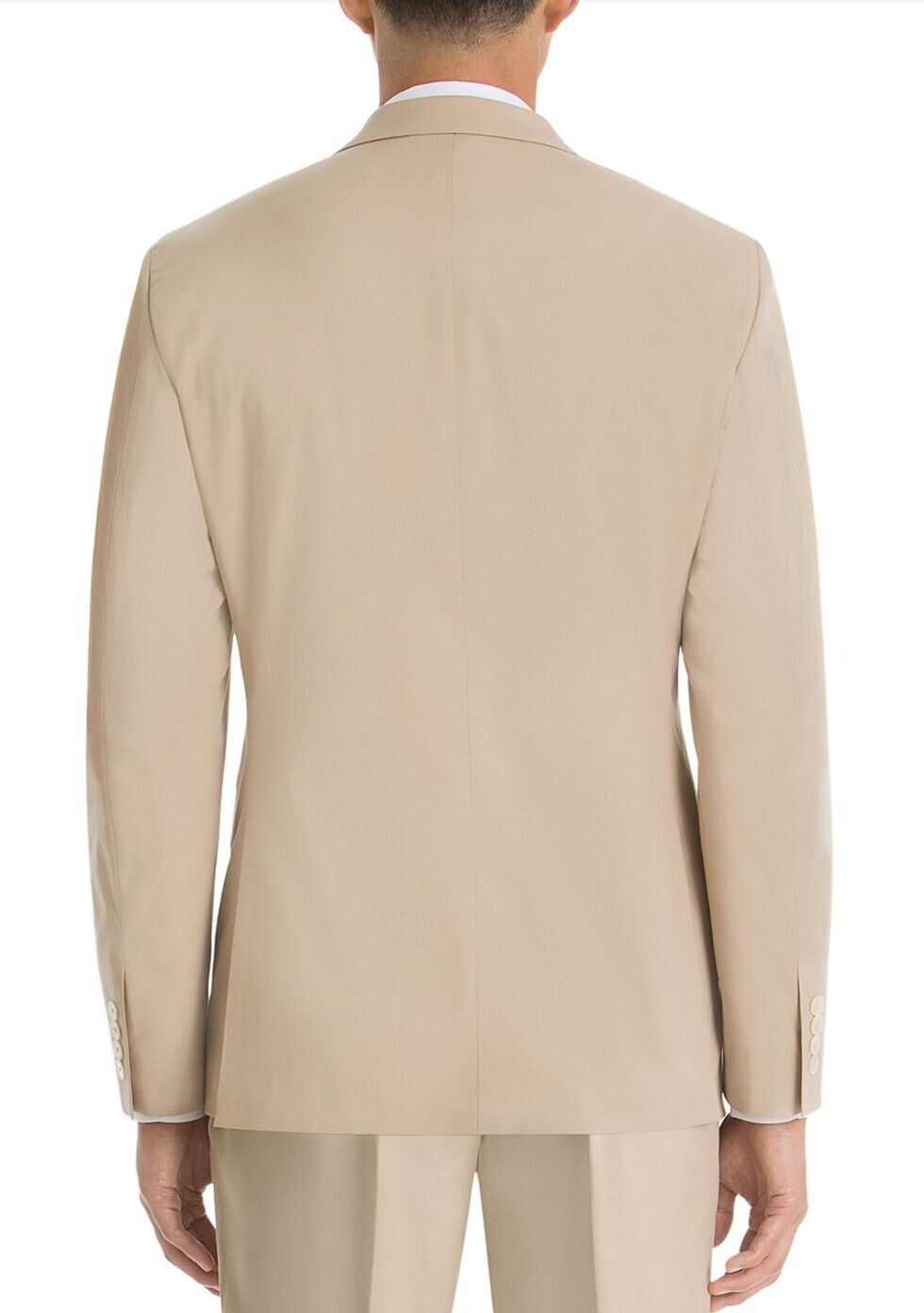 Lauren Ralph Lauren Men's Plain Tan Suit Separate Coat beige 44 Short