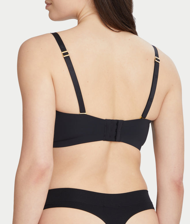 Lauren Ralph Lauren Smoothing Convertible Strapless Bra 4L0056 Black, Size 36B