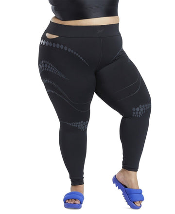 Reebok Plus Size Reebok X Cardi B Leggings - Black Size 4X MSRP $75