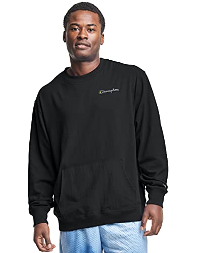 Champion Middleweight Hybrid Crew Sweatshirts Black SM Small