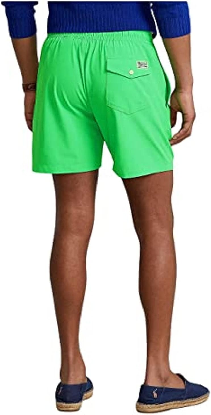 POLO RALPH LAUREN Men's Classic Swim Trunks Green Size 2XL (XXL)