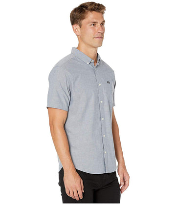 RVCA That'll Do Stretch Short Sleeve Distant Blue Size Size S