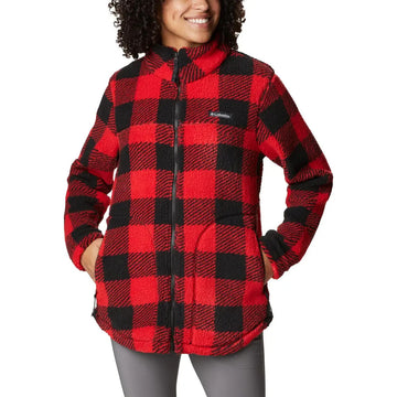 Columbia Women's West Bend Full Zip Fleece Jacket Size XL Red MSRP $100