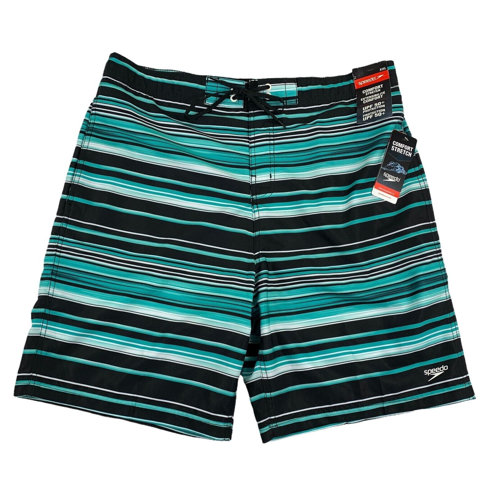 Speedo Men's Stripe 2-Way Stretch Dwr 20