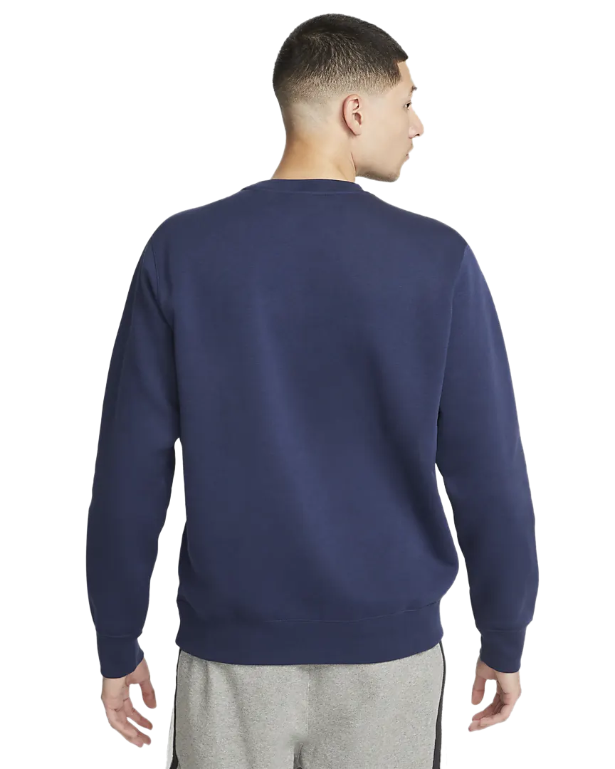 Men's Nike Midnight Navy Sportswear Graphic Crewneck Sweatshirt Blue - Size S