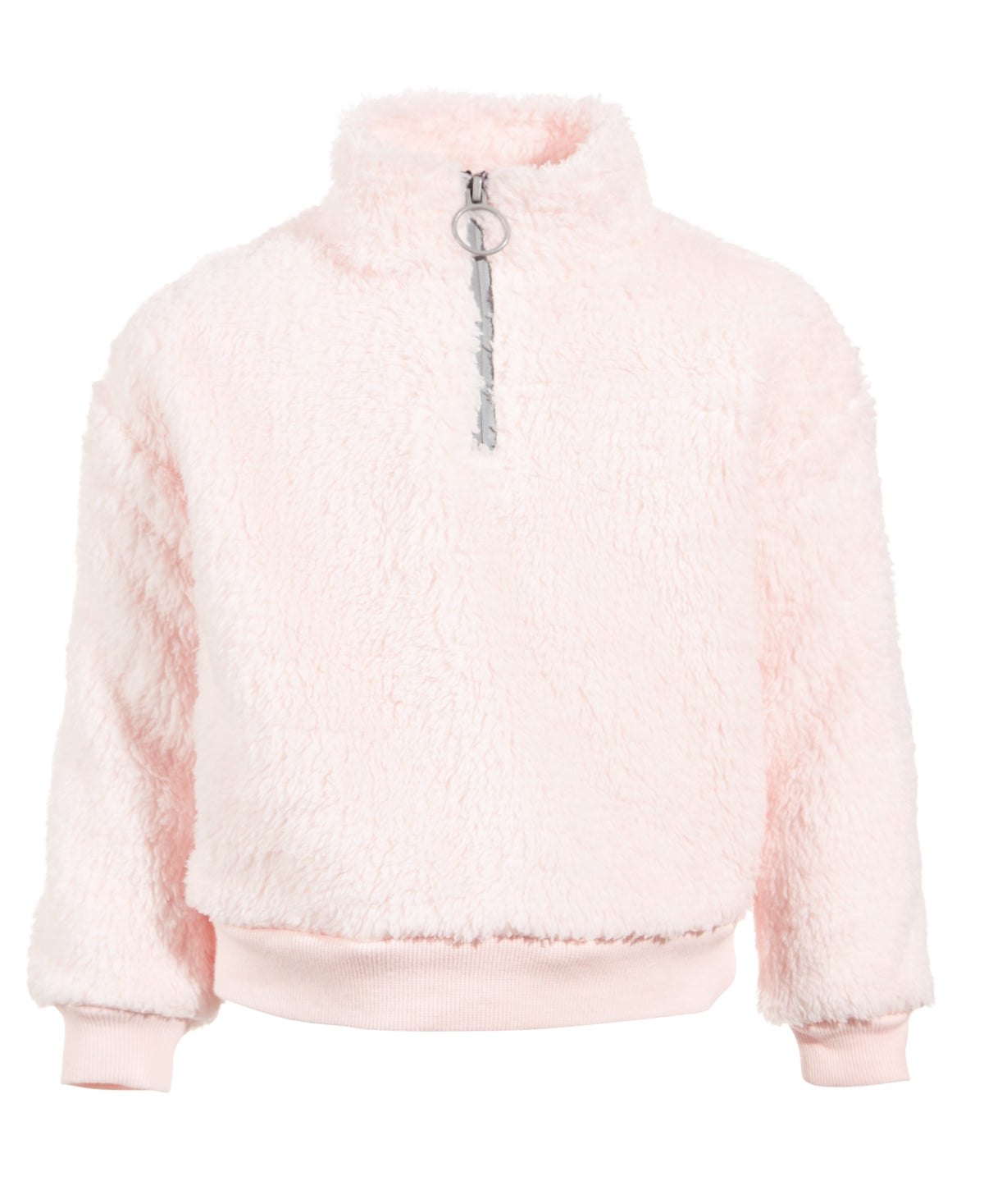 Ideology Girls Sherpa Fleece Pullover Polyester, Pink, Size 5