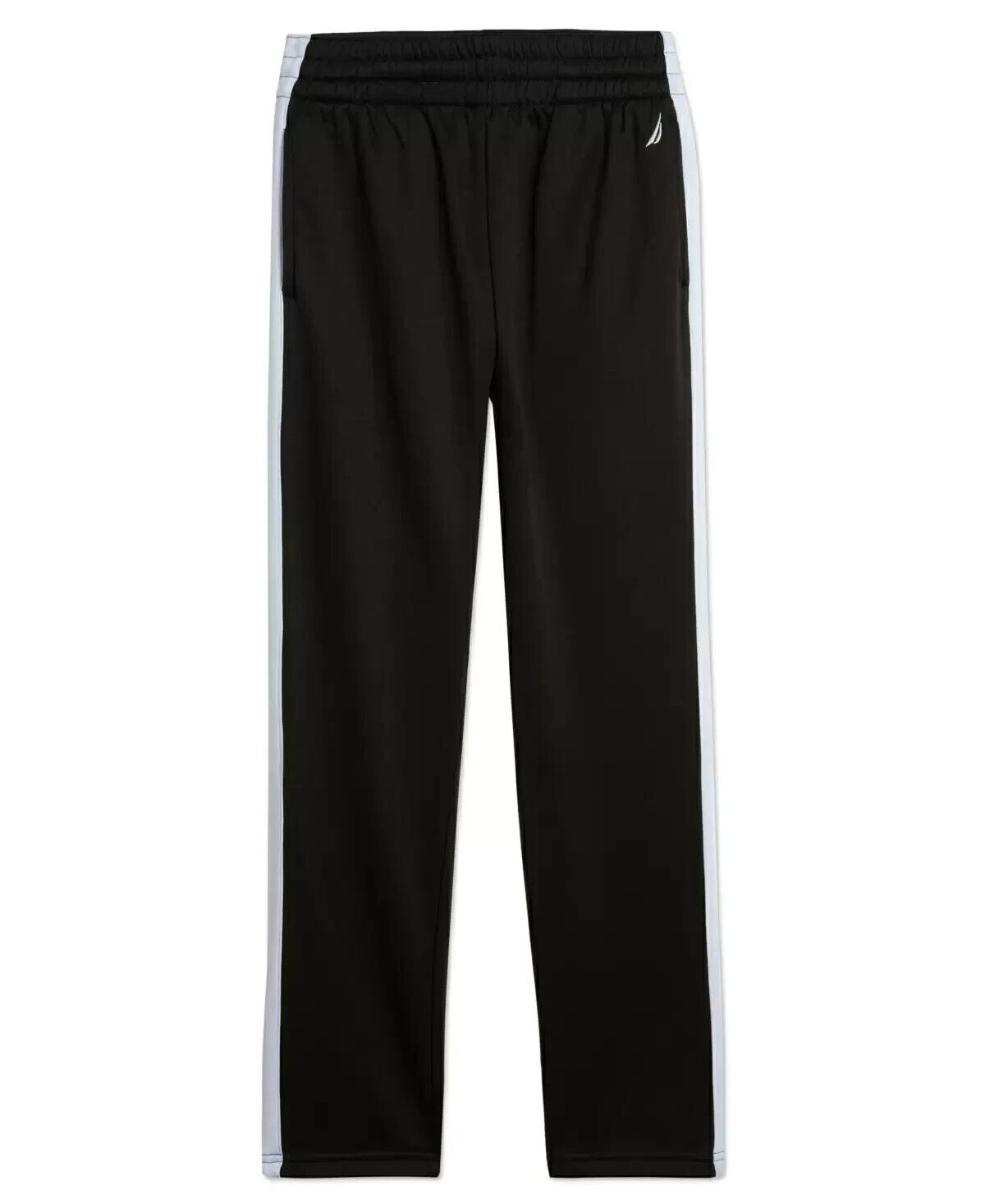 NAUTICA Little Boys Tricot Trainer Pant Black Size L MSRP $40