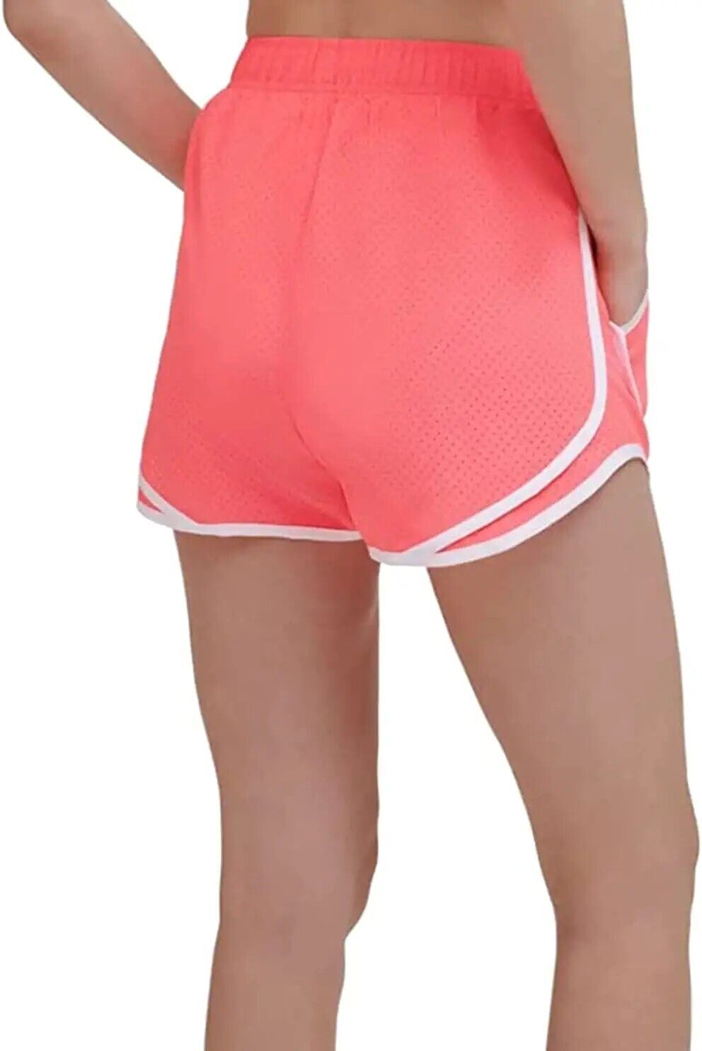 Calvin Klein Performance Womens Perforated Shorts Radiance Pink Size XS