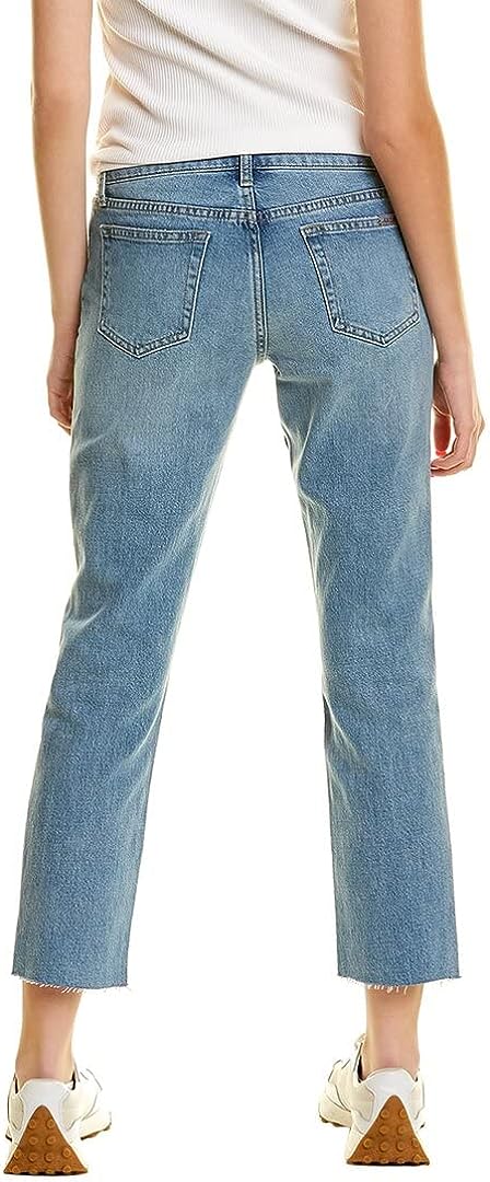 Joe's Jeans Womens Lara Calliope Mid Rise Straight Ankle Jean, Size 24, Blue
