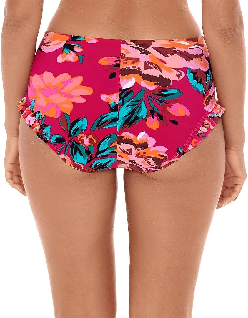 Skinny Dippers Women's Hot House Daisy Duke Ruffle Leg Swimwear Bottom XL
