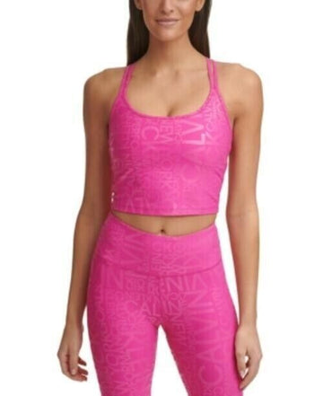 Calvin Klein Performance Strappy-Back Tank Top Womens pink Size S MSRP $50