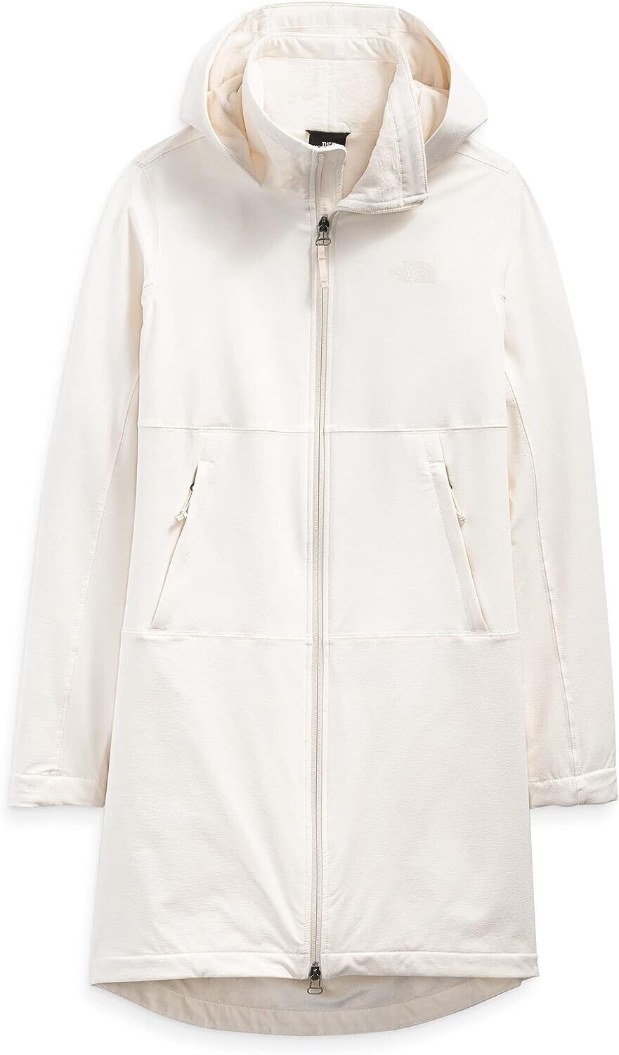 The North Face Shelbe Raschel Parka Length Hooded Jacket Ivory Size XS MSRP $189