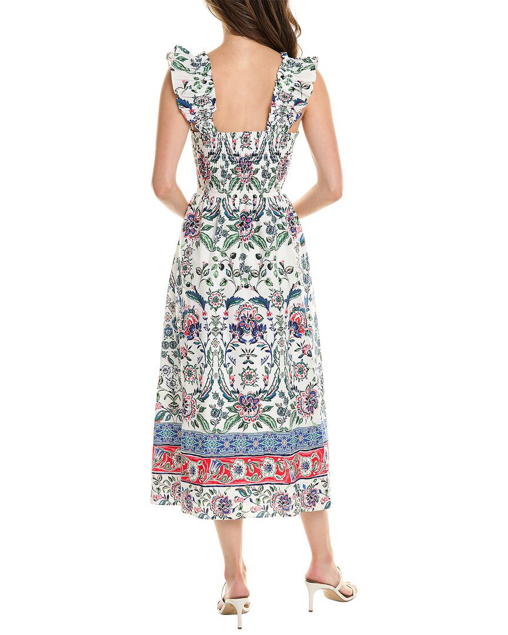 Anne Klein womens Smocked Midi Dress, Size XL