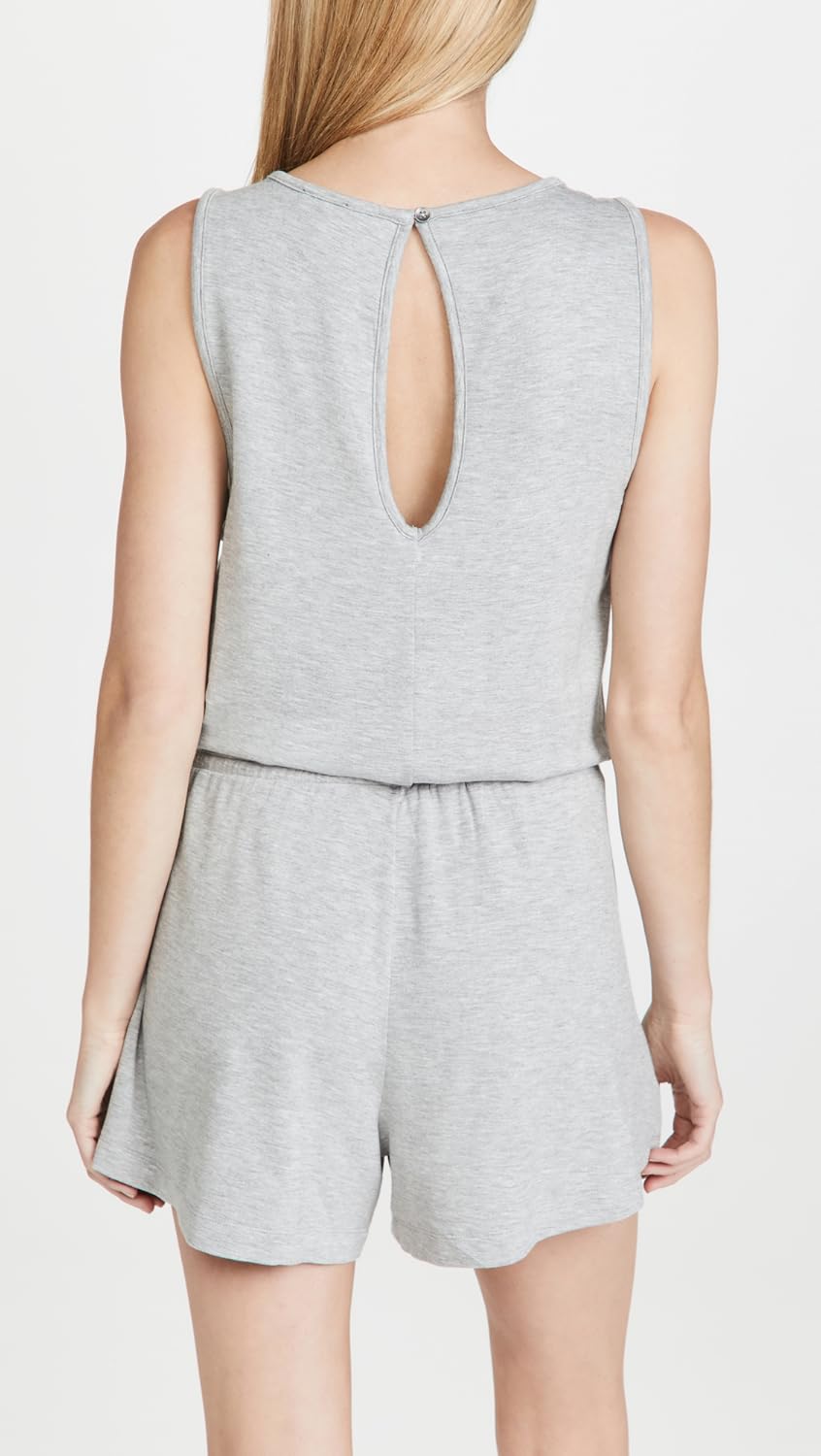 Splendid Women's Kona Romper, Lt HTR Grey, Size XS