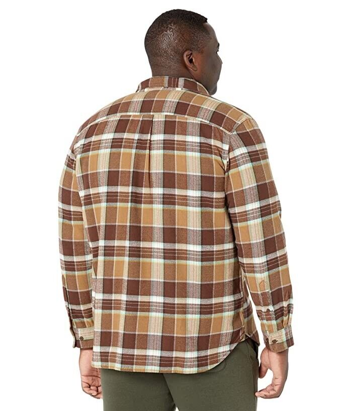 The North Face Men's Arroyo Flannel Button Shirt Brown Size S MSRP $85