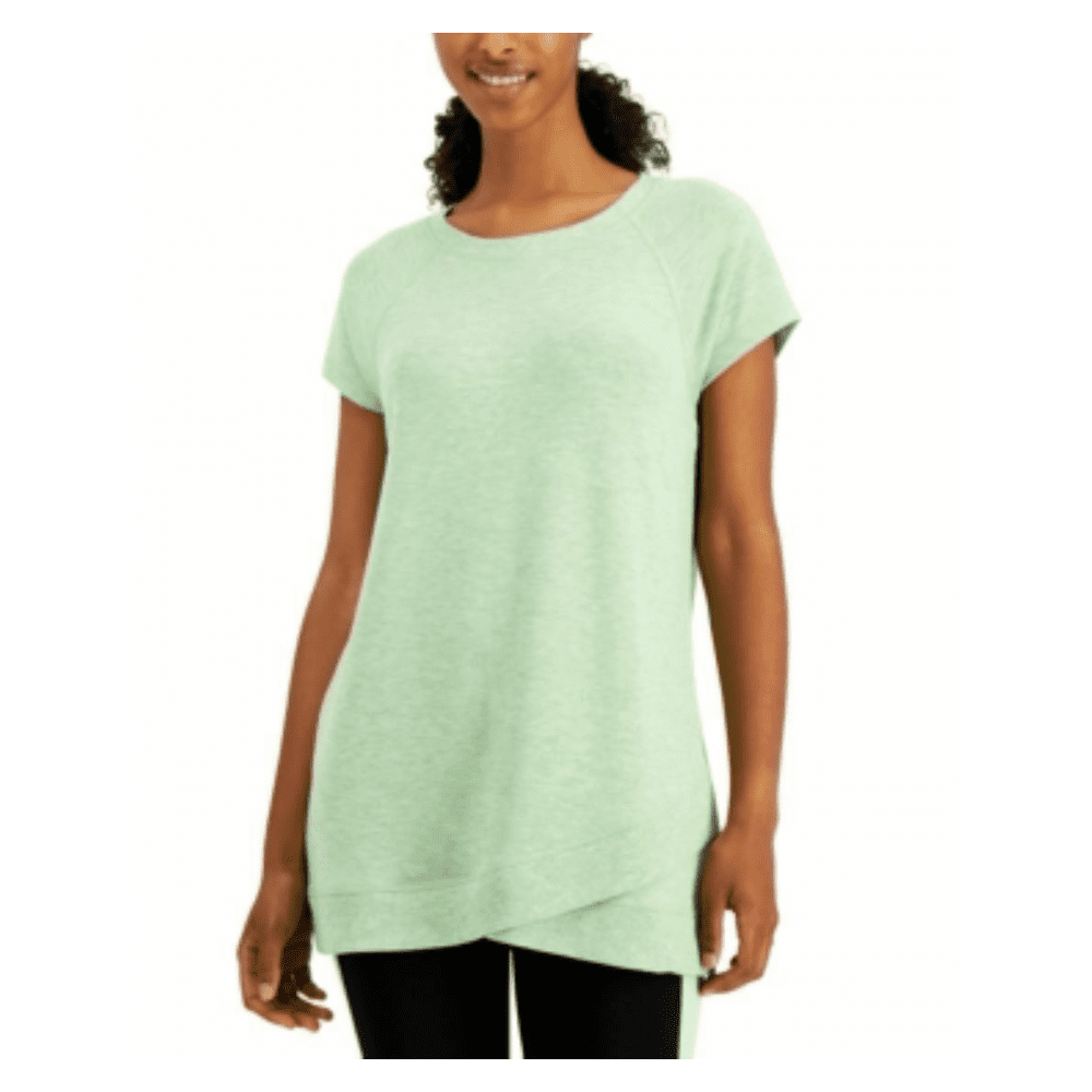 Ideology Womens Short-Sleeve T-Shirt,Pistachio Od, Green Size M
