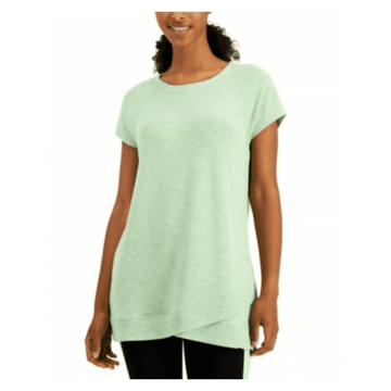 Ideology Womens Short-Sleeve T-Shirt,Pistachio Od, Green Size M