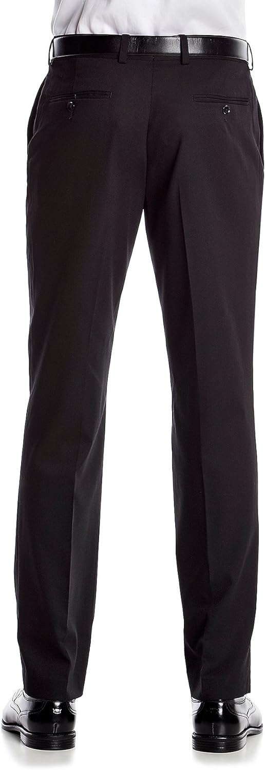 Perry Ellis Men's Slim Fit Suit Separate Pant , Black, Size 40W x 32L