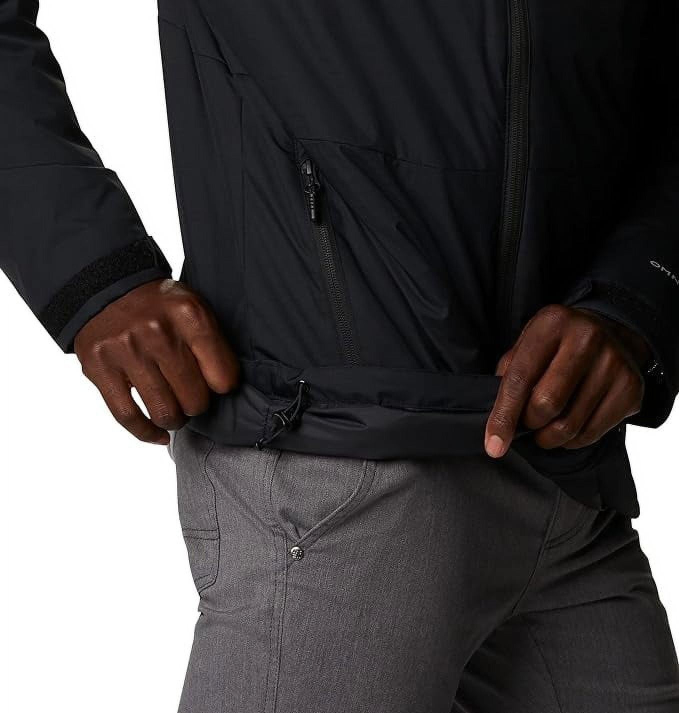 Columbia Sportswear Mens Point Park Insulated Warm Soft Jacket Black Size L