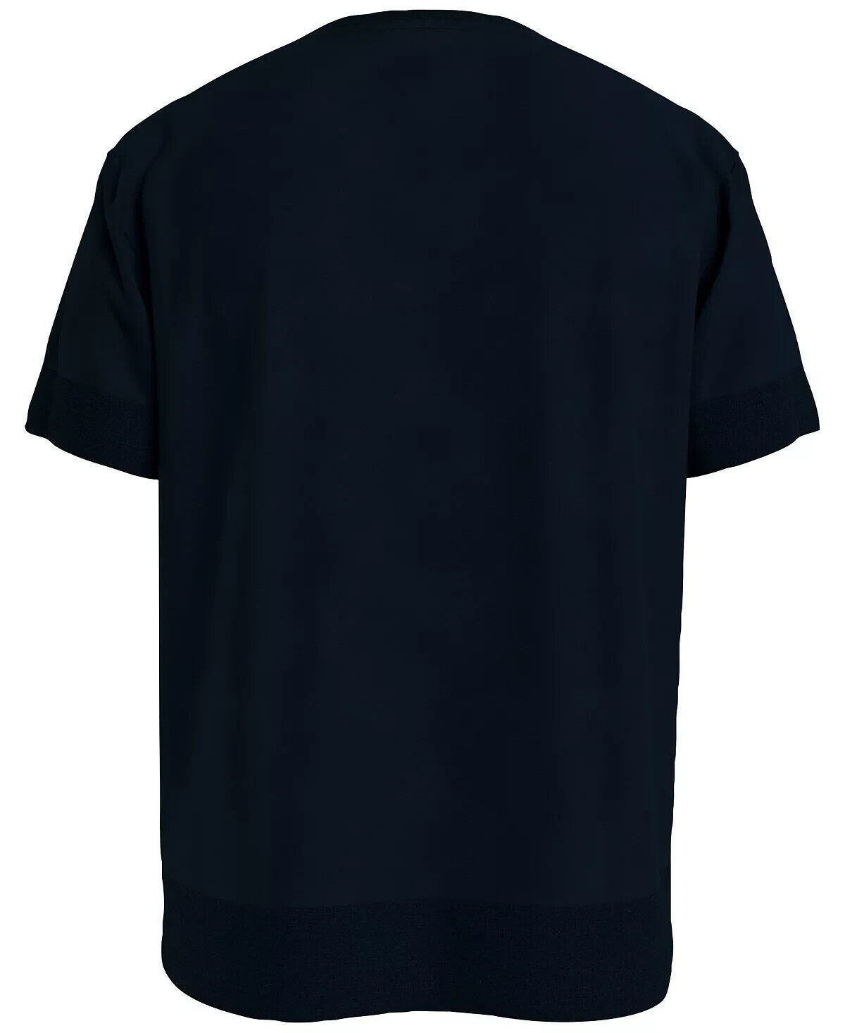 TOMMY HILFIGER Men's French Terry Short Sleeve Beach T-Shirt Black Size XL $60