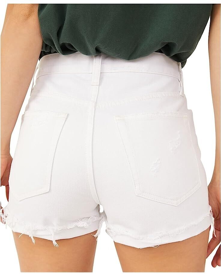 Free People We The Free Lasso Shorts White Size 27 MSRP $78