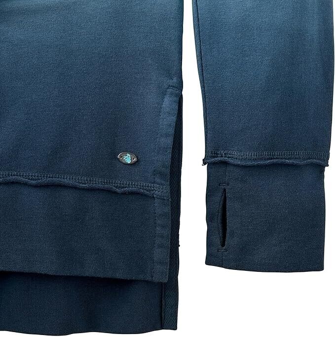 Legendary Whitetails Women's Country High Fleece Top Navy Blue Ombre Size S