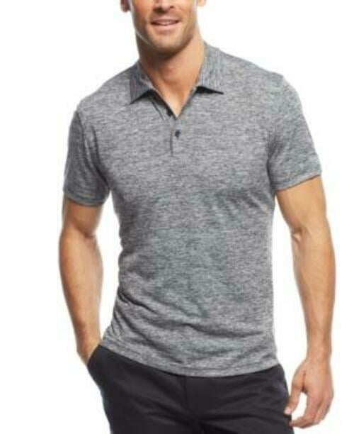 Alfani Men's Classic-Fit Ethan Performance Polo, Created for Macy's - Black/White