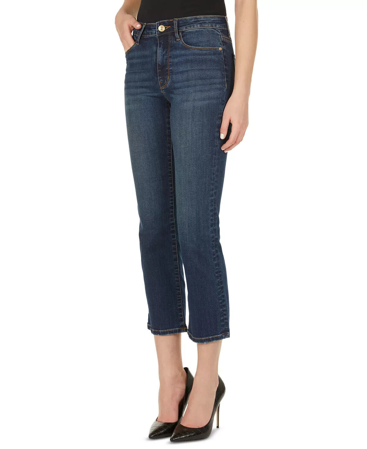 Numero Juniors' Straight Ankle Jeans Blue Size 32 MSRP $89